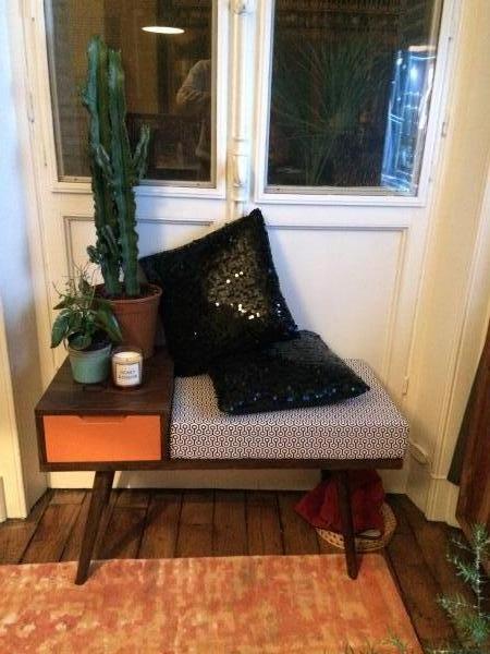 PIB console in Scandinavian style for a little relaxing corner in the living room.