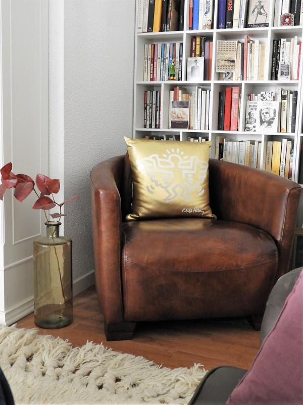 Red Baron leather armchair