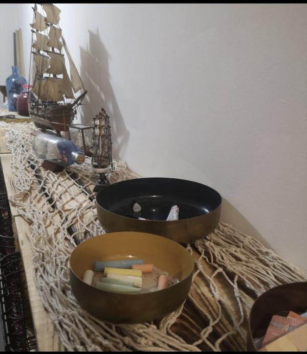 Magnificent metal pib cups. The most beautiful effect on wooden crates! 