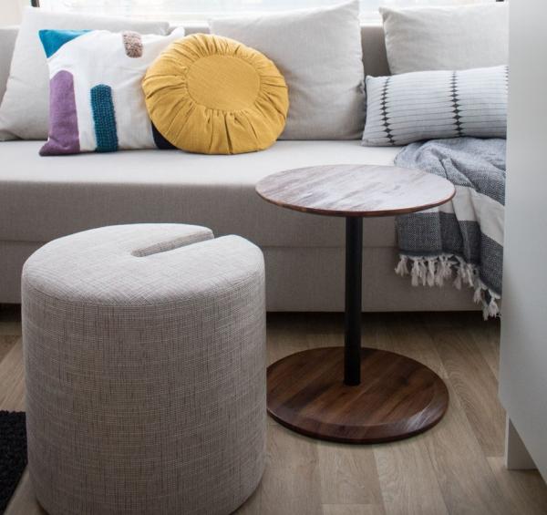 Side table and stool in one