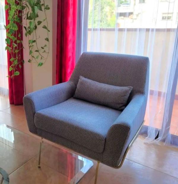 Fauteuil lounge en tissu