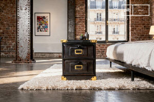 2-flap metal bedside table Boston