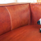 The seat is wide and soft and invites you to relax.