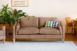 2-seater sofa Heidsieck cinnamon
