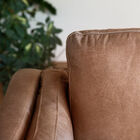 The pretty leather tones will blend into any interior.