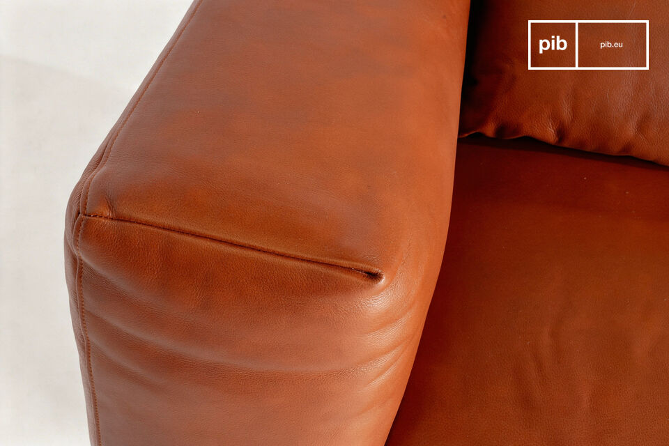 Technical micro-perforations on the cushion backs promote air circulation when compressed