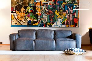 3-Sitzer Ledersofa Atsullivan