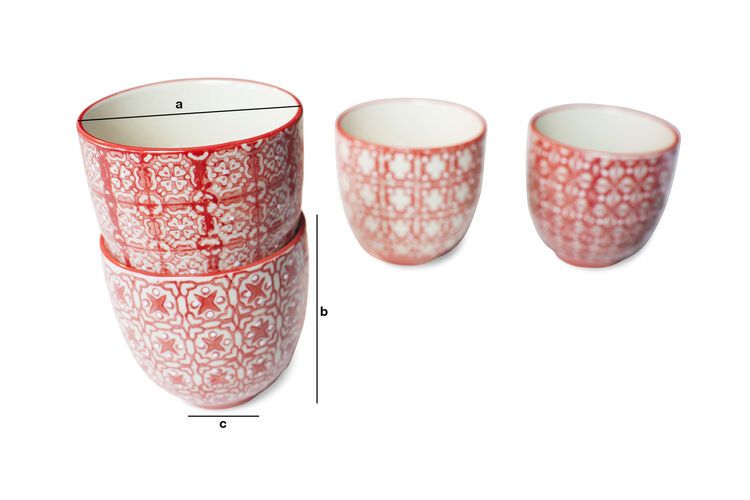 Product Dimensions 4 Kennedy coffee cups