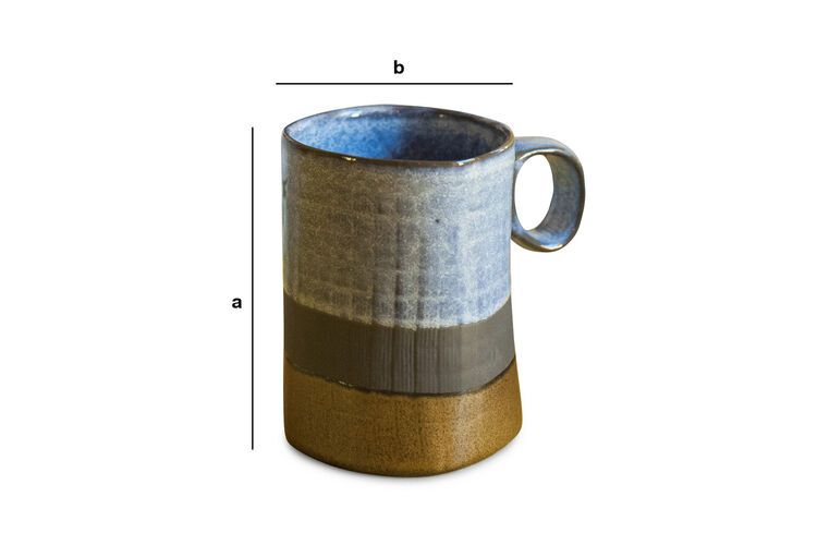 Dimensions du produit 4 mugs Nostalgic