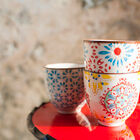 Nice cups to enjoy your coffee.