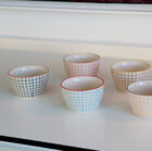 Lot de 6 bols au charme subtile.