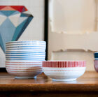 Set de 6 bonitos boles de porcelana.