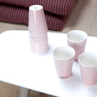 Conical and stackable, these cups are particularly practical.