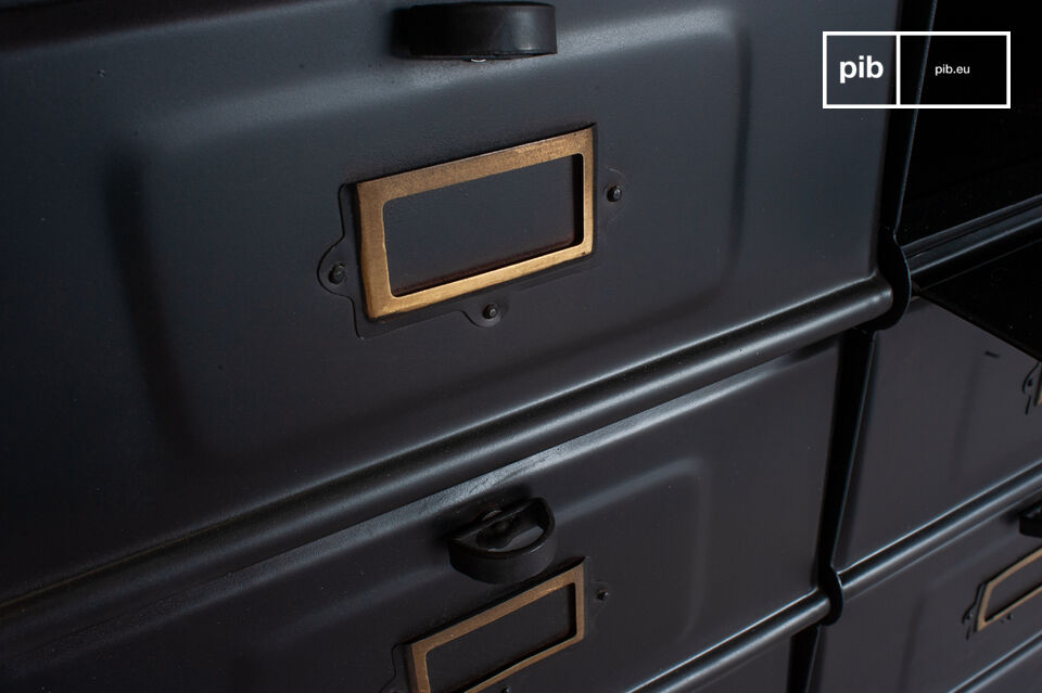 Its eight drop-down doors and shallow depth of 37 cm allow you to organize your living space or