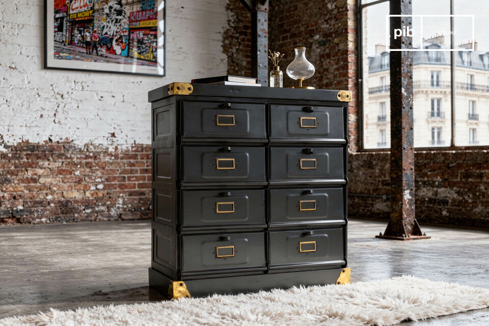 8-door metal chest of drawers Boston