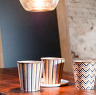 Set van 4 potdeksels met een bohemien-look.