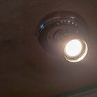 A chic retro decor spirit emanates from this ceiling lamp, with its beautiful silver finish