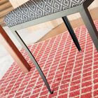 Beautiful flared base in matt black metal.