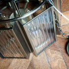 The finishes are completed, up to the ceiling.