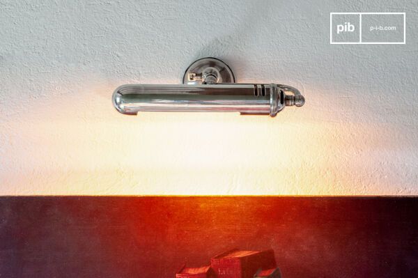 Applique tableau en métal argenté  Capitole