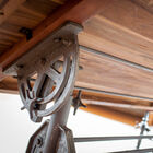 The underside of the table has an incredible mechanism.