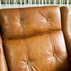 The seat backrest is cleverly segmented for maximum comfort.