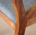 Comfortable sitting and elegance of dark wood