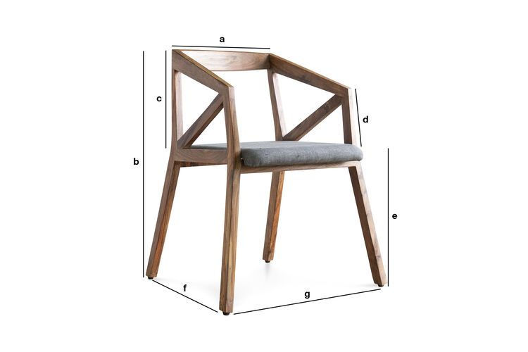 Product Dimensions Armchair Danish 54