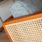 Entirely surrounded by a beautifully finished wickerwork