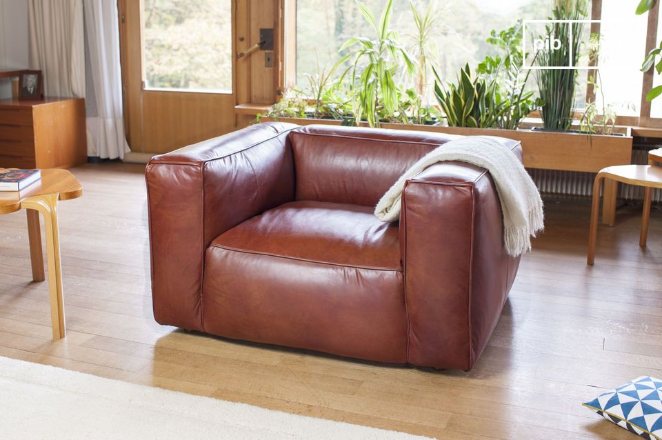 A generous seat that invites comfort.