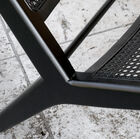 Very graphic with its angles and curves.