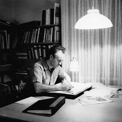 Arne Norell concentré