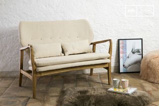Banco de madera maciza
