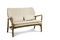 Miniatura Banco de madera maciza Breda Clipped