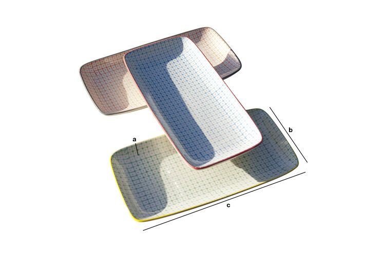 Dimensions du produit Assiettes Brüni