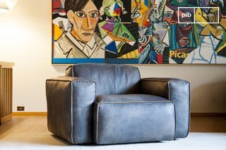 Leren fauteuil Atsullivan