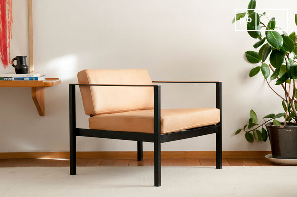 A deep and wide seat, for a thick and soft chair.