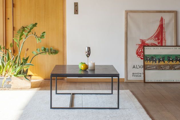 Black marble coffee table Avedore