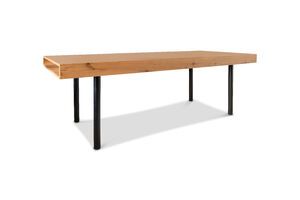 Large light wood dining table Avesta
