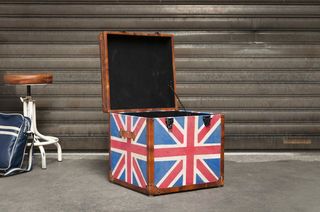 Back in the UK steamer trunk