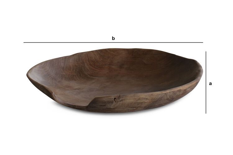 Produktdimensionen Bali Teak Teller