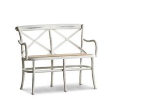 Banc en en bois blanc Pampelune