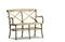 Miniatura Banco de madera con acabado natural Pampelune Clipped