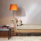 The Montaigu bench seat is padded all the way to the top of its superb flared side structure