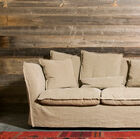 Nice comfortable beige sofa in linen.