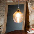 The hanging lamp Belvedere is a lamp with a special beauty that is also evident from the materials