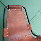 Leather and metal in the form of loft furniture