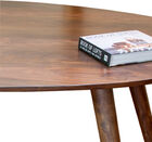 De top heeft een donker gelakte afwerking.