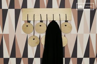 Scandinavische houten kapstok