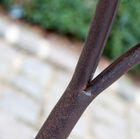 The metal is left raw in an industrial spirit.